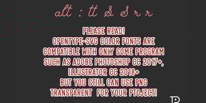 Tis De Candy SVG Font Poster 5