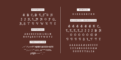 Alendro Font Poster 8