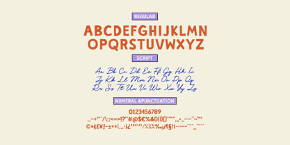 Clariza Sparks Font Poster 8