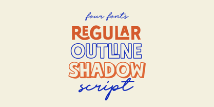 Clariza Sparks Font Poster 2