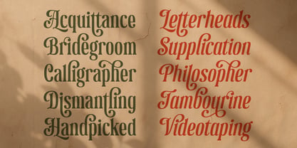 Majestic Letters Font Poster 4