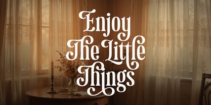 Majestic Letters Font Poster 2