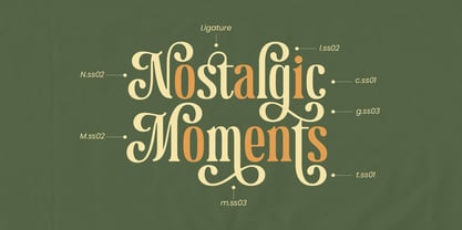 Majestic Letters Font Poster 3