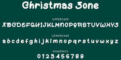 Christmas Zone Display Font Poster 5