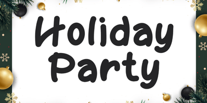 Christmas Zone Display Font Poster 4