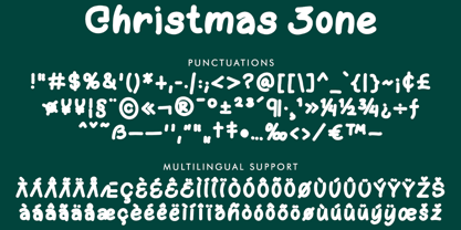 Christmas Zone Display Font Poster 6