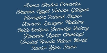 Topline Font Poster 9