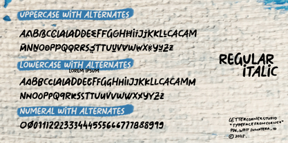 Blank Canvas Font Poster 7