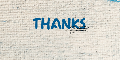 Blank Canvas Font Poster 8