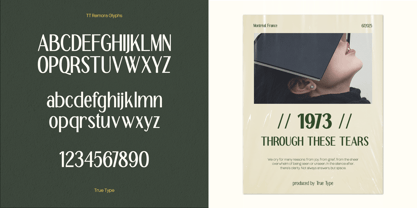 TRT Merauke Font Poster 14