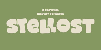 Stellost Font Poster 1