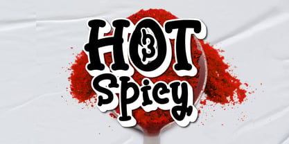Red Chili powder Font Poster 3