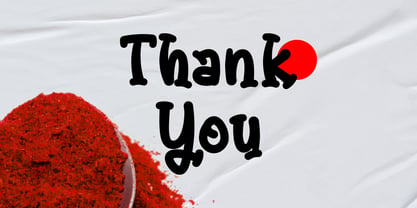 Red Chili powder Font Poster 10