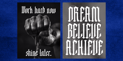 Hagevra Font Poster 2