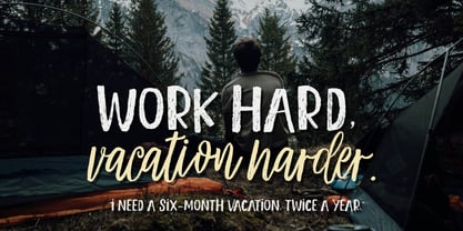 Flowtastic Expedition Font Poster 7