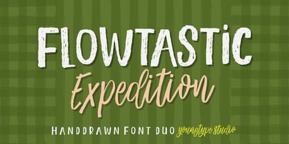 Flowtastic Expedition Font Poster 1