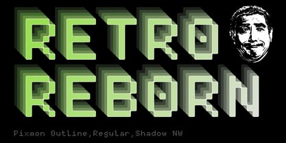 Pixmon Font Poster 2