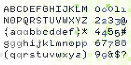 Pixmon Font Poster 7