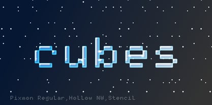 Pixmon Font Poster 4