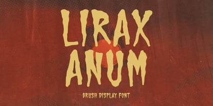 MC Lirax Anum Font Poster 1