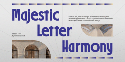 Lacore Font Poster 8