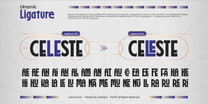 Lacore Font Poster 5