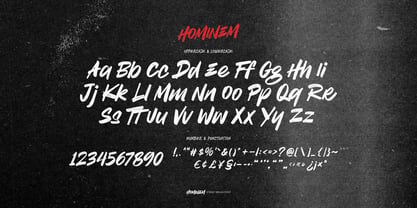 Hominem Font Poster 6