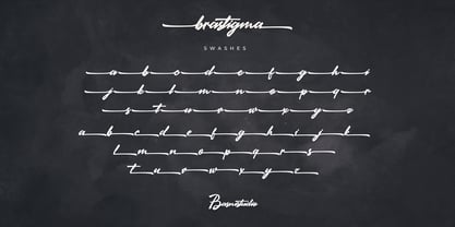 Brastigma Font Poster 11