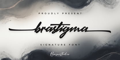 Brastigma Font Poster 1