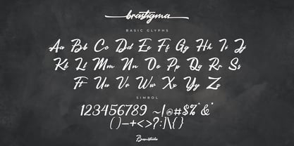 Brastigma Font Poster 10