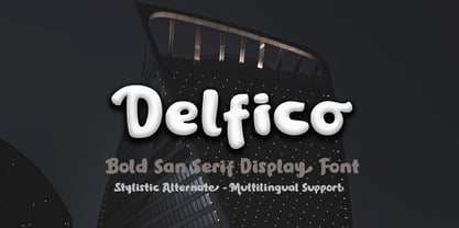 Delfico Font Poster 1