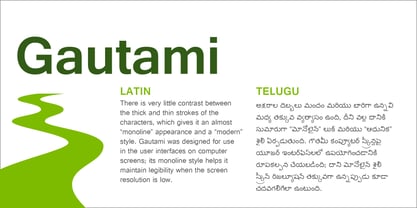 Gautami Font Poster 4