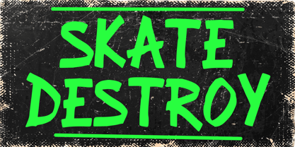 Anarchy Handwriting Font Poster 4