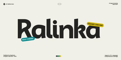 GC Ralinka Font Poster 1