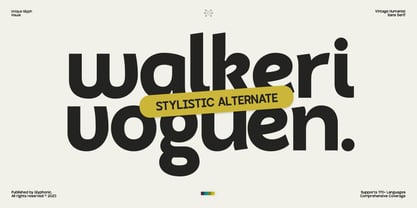 GC Ralinka Font Poster 5