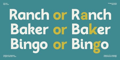 GC Ralinka Font Poster 8