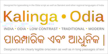 Kalinga Font Poster 3