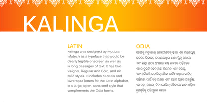Kalinga Font Poster 4