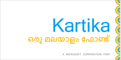 Kartika Font Poster 1