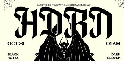 Rittual Font Poster 3