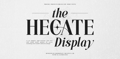 Hecate Display Font Poster 1