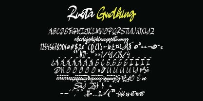 Rosta Gudhing Font Poster 5