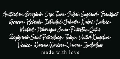 Rosta Gudhing Font Poster 4