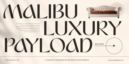 Aglorin Font Poster 3