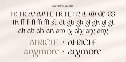 Aglorin Font Poster 9