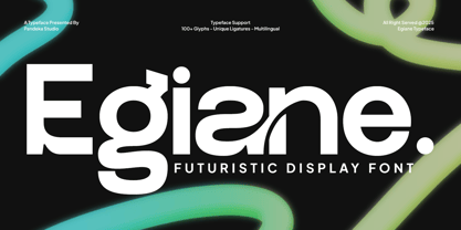 Egiane Font Poster 1