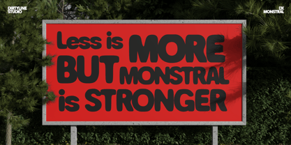 Dx Monstral Font Poster 7