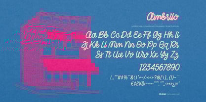 Ambrilo Font Poster 6
