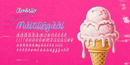 Ambrilo Font Poster 7