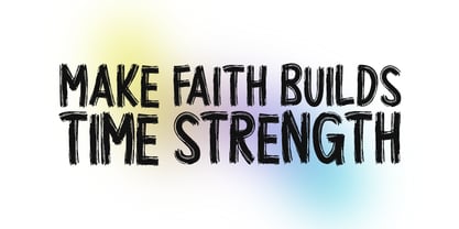 Strong Promise Font Poster 2